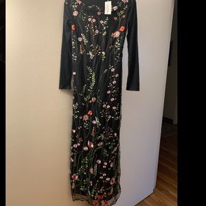 Urban Modesty Floral Maxi Dress with Sleeves